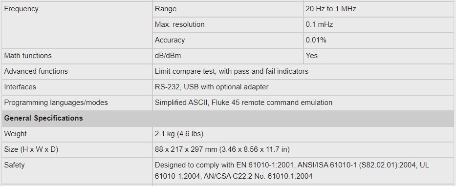 Fluke 8808A / 五位半三用電表 / 台式三用電表:圖片 4
