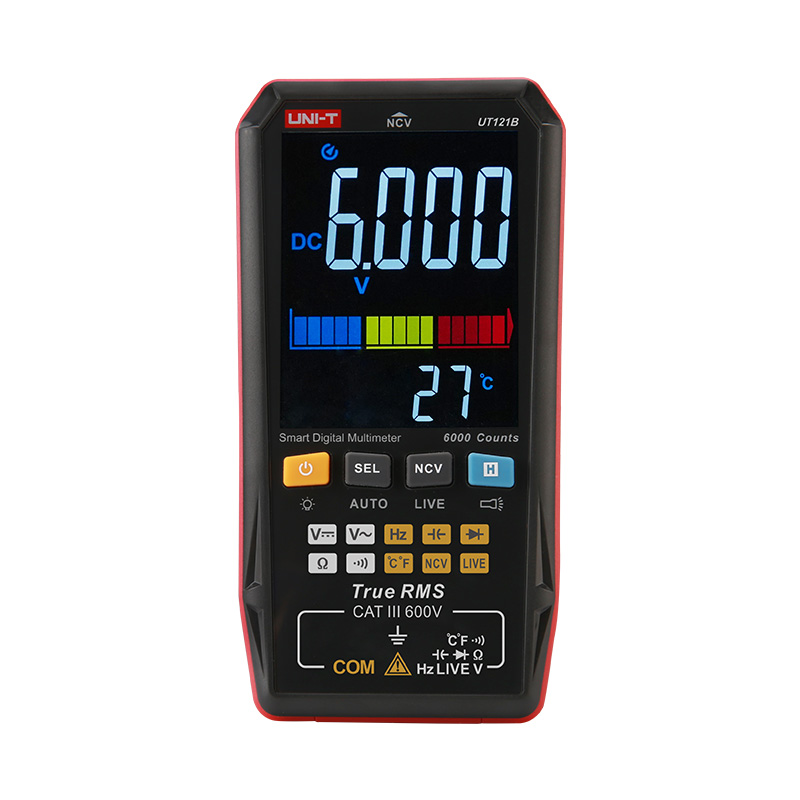 UNI-T UT121B 智慧型超薄數位三用電表(進階款)