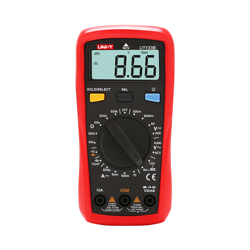 UNI-T UT133B 掌上型手動量程數位萬用電表