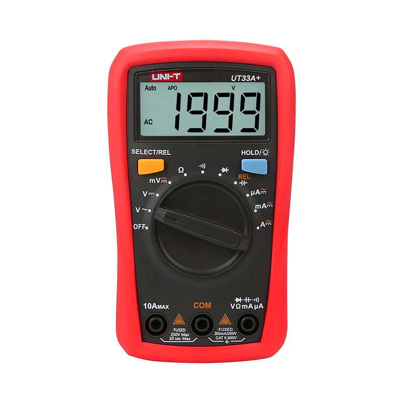 UNI-T UT33A+ 掌上型萬用電表(入門高階款)