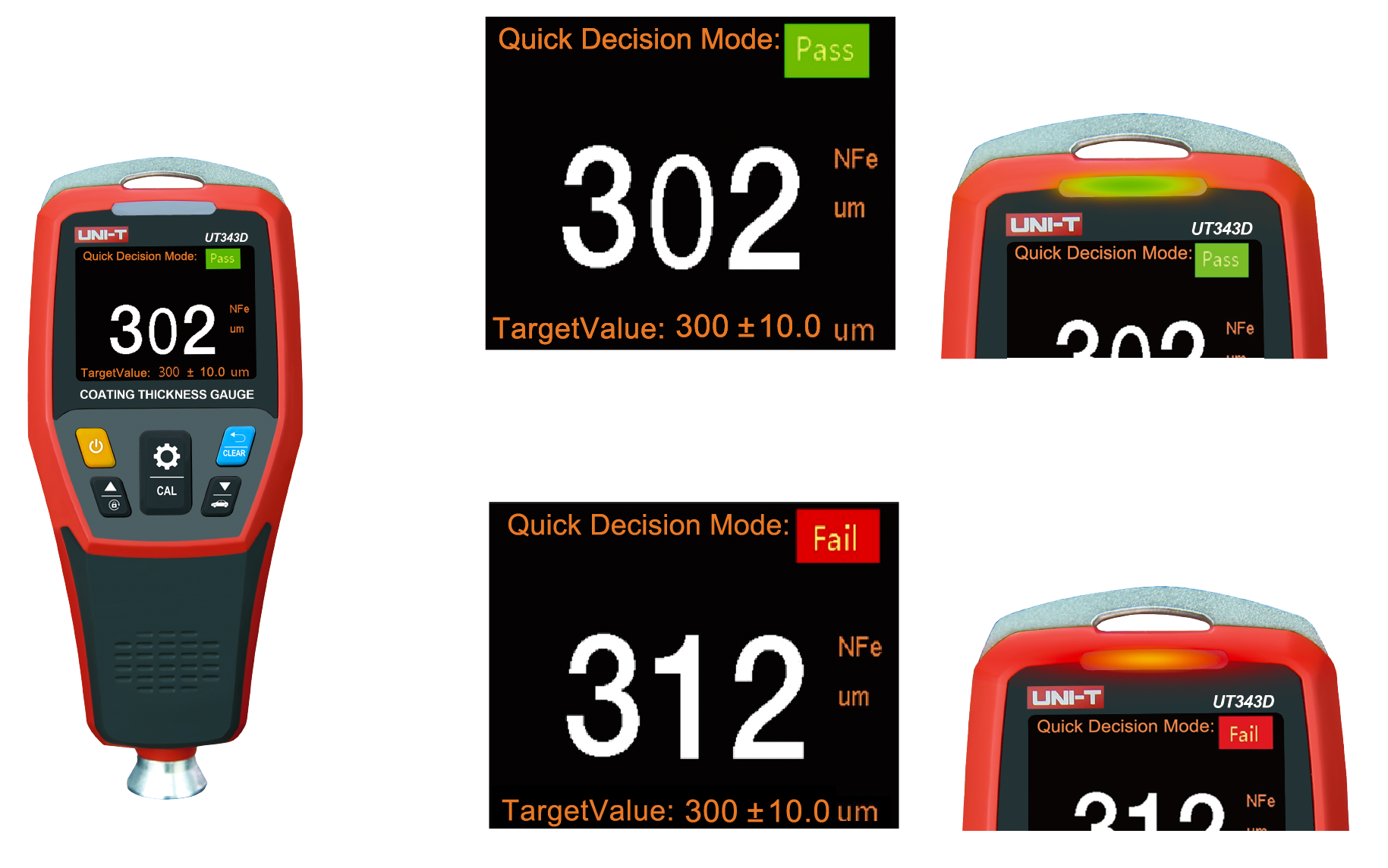 UT343D / 膜厚計 / 汽車烤漆測量:圖片 9