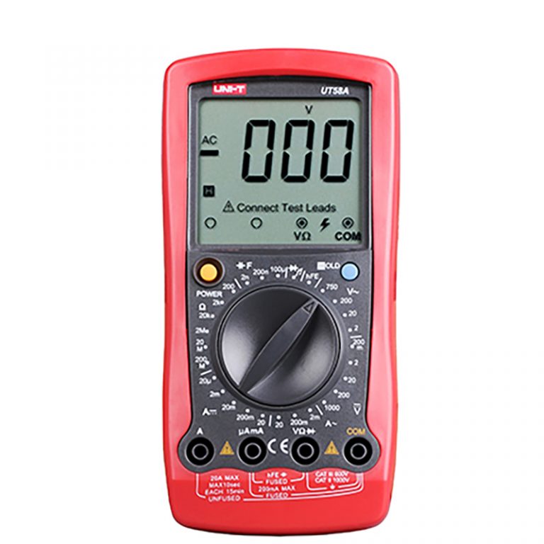 UNI-T UT58A 3位半手動量程數位萬用電錶