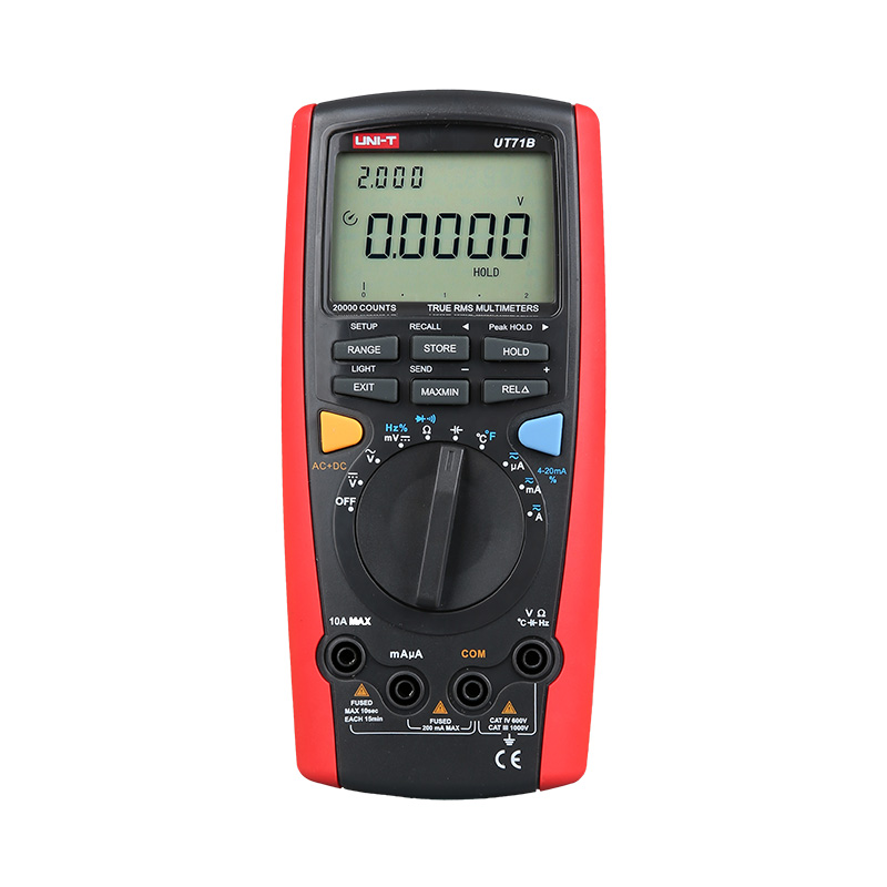 UNI-T UT71B高階智慧數位萬用電表(可測溫度)